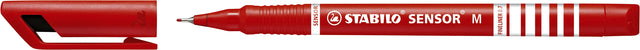 STABILO - Fineliner sensor 187/40 m rood