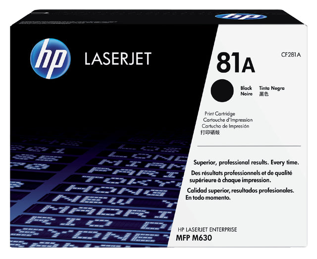 HP - Tonercartridge CF281A 81A Black