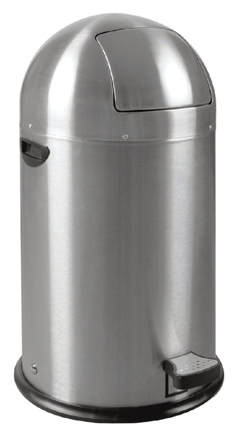 EKO - Abfall Bin Kickcan Metall Inner Bin 33Liter Mat Chrome