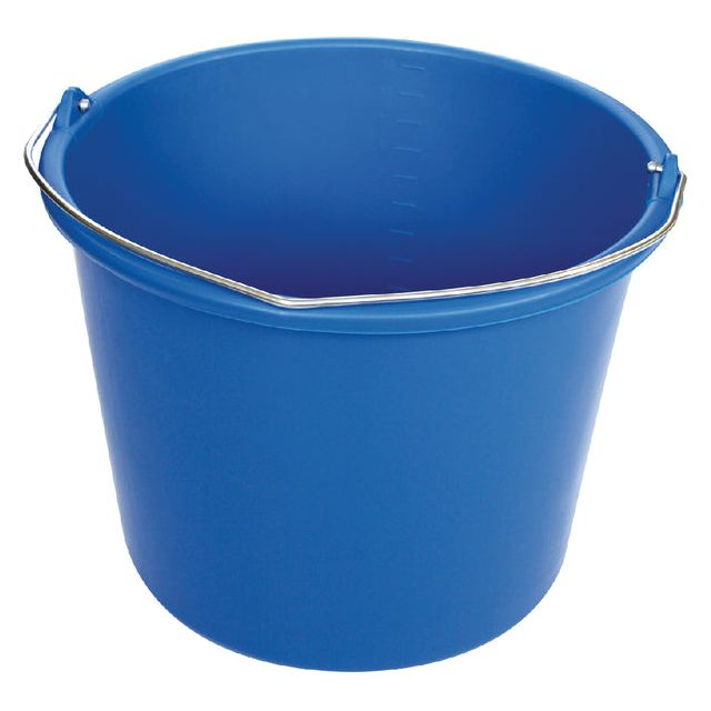 Bureau - Plastic de godet 12L Bleu | 1 pièce