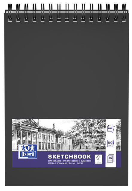 Oxford - Sketchbook A4 50vell 100gr Spreial | 5 Stücke