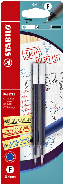 Stabilo - Palette complète Blue Blister de 2 pièces