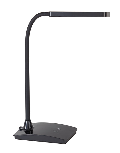 Maul - lampe de bureau nacrée, LED, à pied, vario de couleur, dimmable, noir