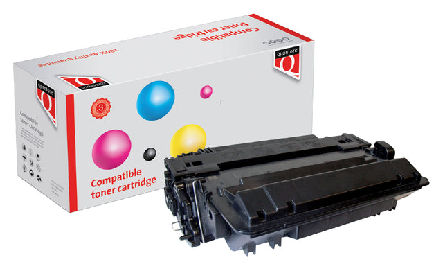 Quantor - Tonercartridge Alternative für CE255X 55X Schwarz