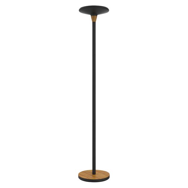 UNILUX - Vloerlamp baly led bamboe zwart