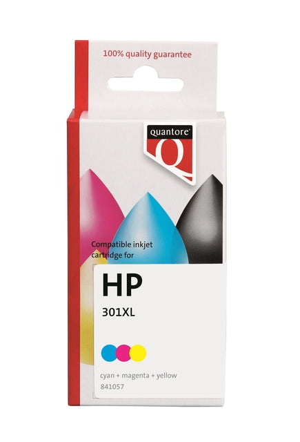 Quantore - Inktcartridge hp 301xl ch564ee hc kleur