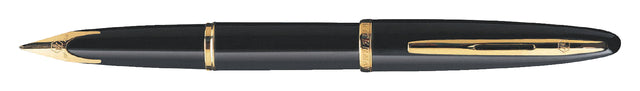 Waterman - Fountain Pen Care Sea Black Lacquer GT Medium