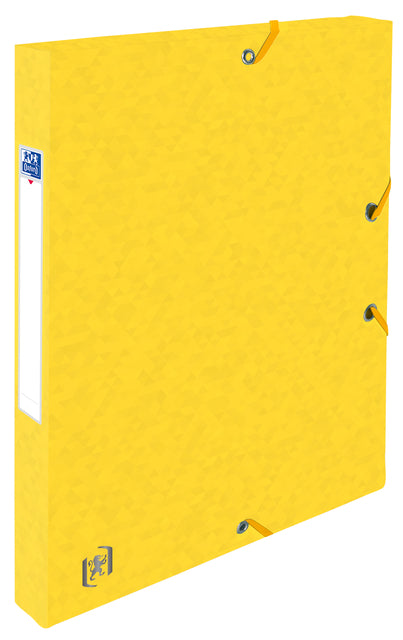 Oxford - Elastobox Top Fichier + A4 25 mm jaune