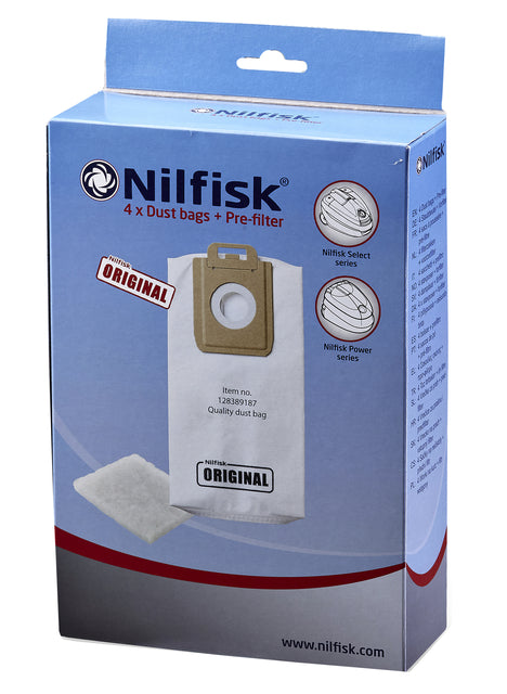 Nilfisk - Sac à aspirateur Sélectionnez 4 pièces