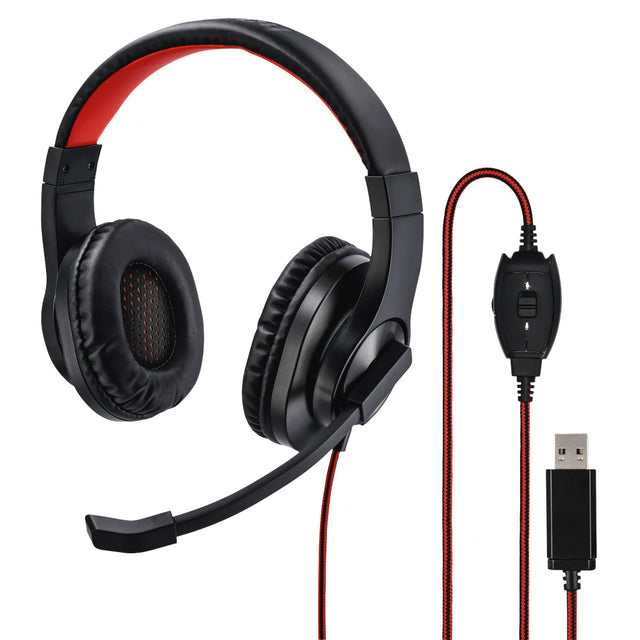 Écouteurs HAMA HS-USB400 Black Over-Ear