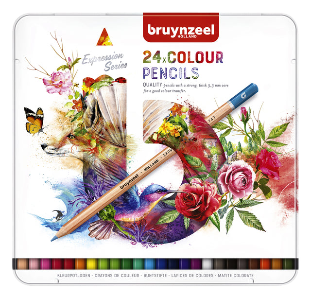 Bruynzeel - crayons de couleur Sion Couleur de 24 pièces | 6 pièces