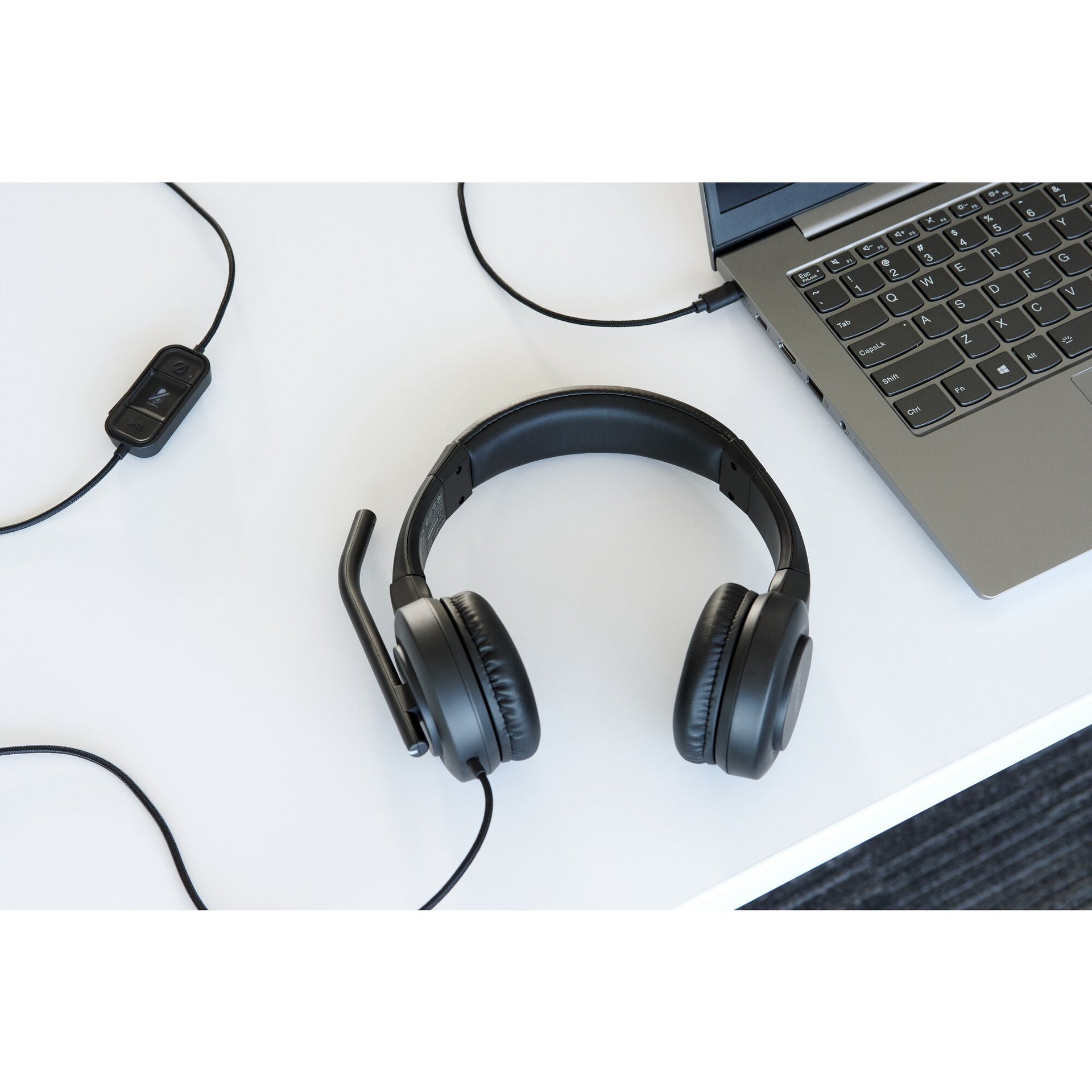 Kensington - Cuffia USB-C H1000, On-Ear, nera
