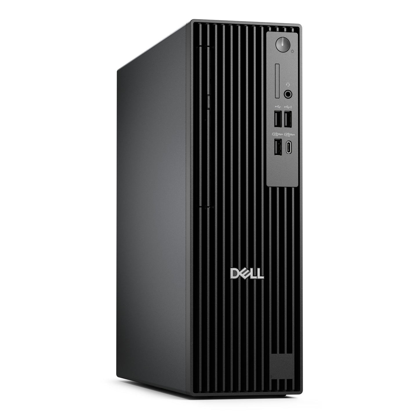 Dell -   Pro QBS1250 Plus Intel Core Ultra 7 265 16 GB DDR5-SDRAM 512 GB SSD Windows 11 Pro Slim PC PC Zwart
