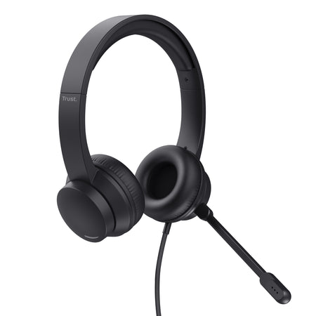 Trust -  HS-150 Headset Bedraad Hoofdband Kantoor/callcenter Zwart