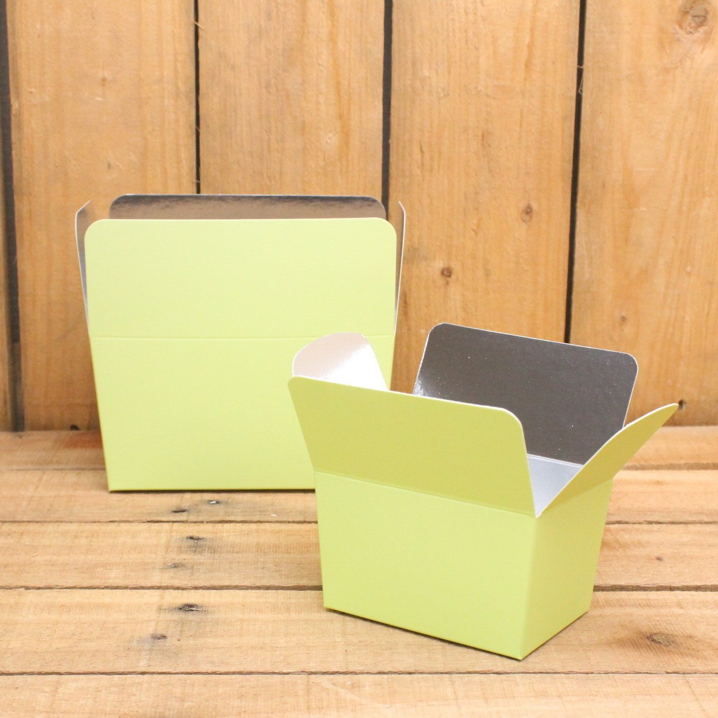 Bonbon doosjes - Chocolade doosje - Pastel groen LAAG - 0 stuks