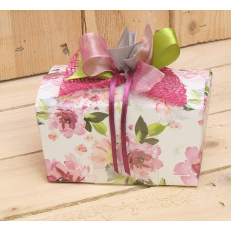 Bonbon doosjes - Chocolade doosje - Banderol transparant LAAG Rozen - 24 stuks