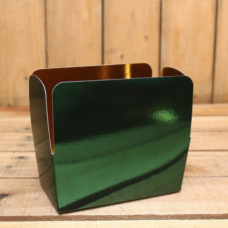 Bonbon doosjes - Chocolade doosje - Kerstgroen metallic - 24 stuks