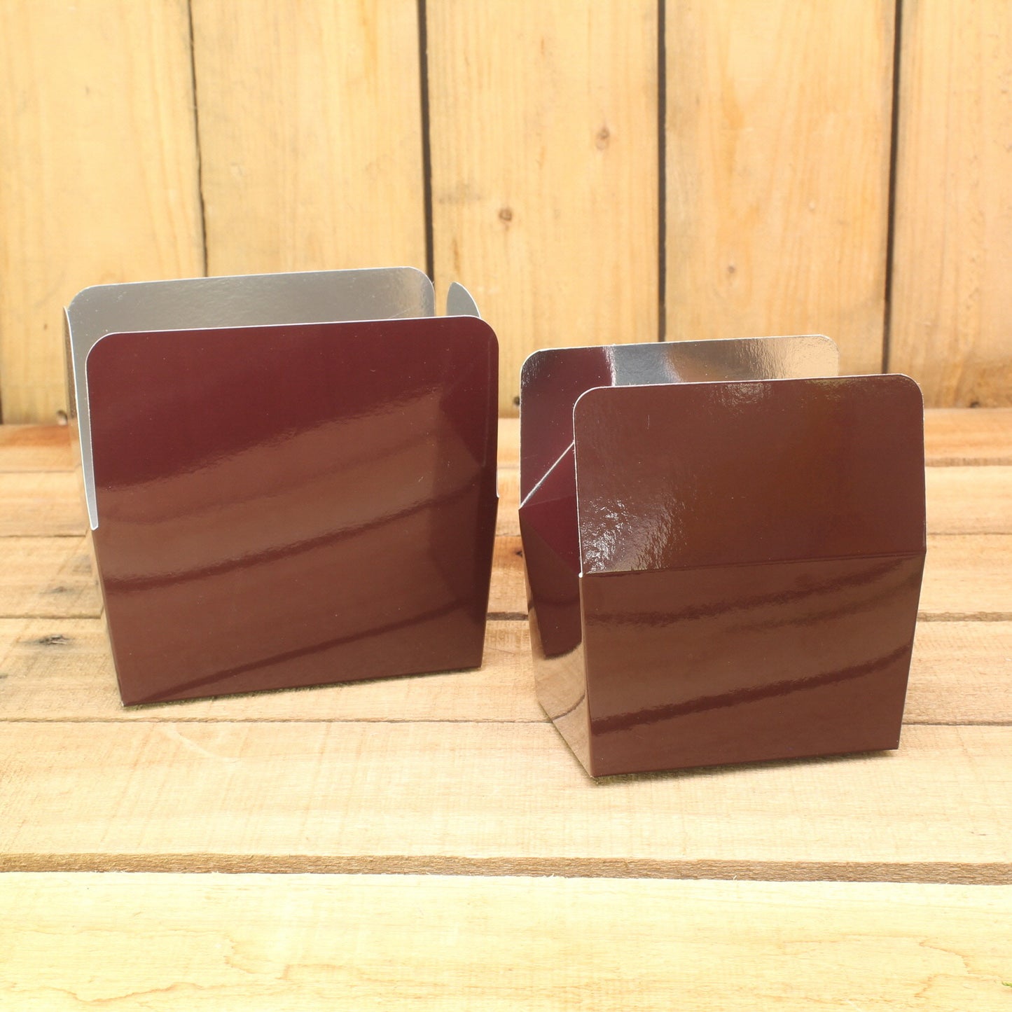 Bonbon doosjes - Chocolade doosje - Aubergine 179 basic laag - 12 stuks