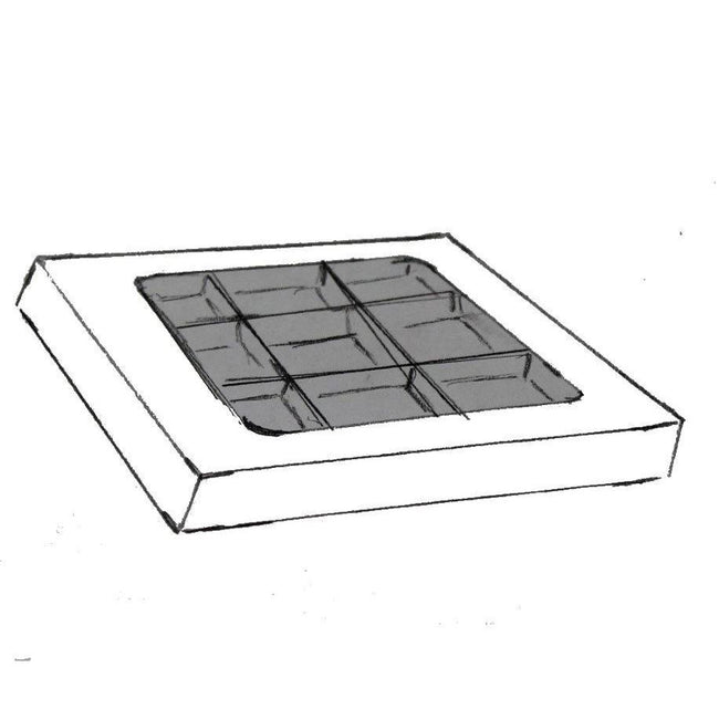 Bonbon doosjes - Chocolade doosje - Plat print met venster - 24 stuks
