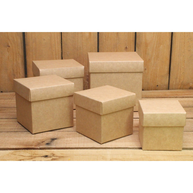 Bonbon doosjes - Chocolade doosje - Kraft - 24 stuks