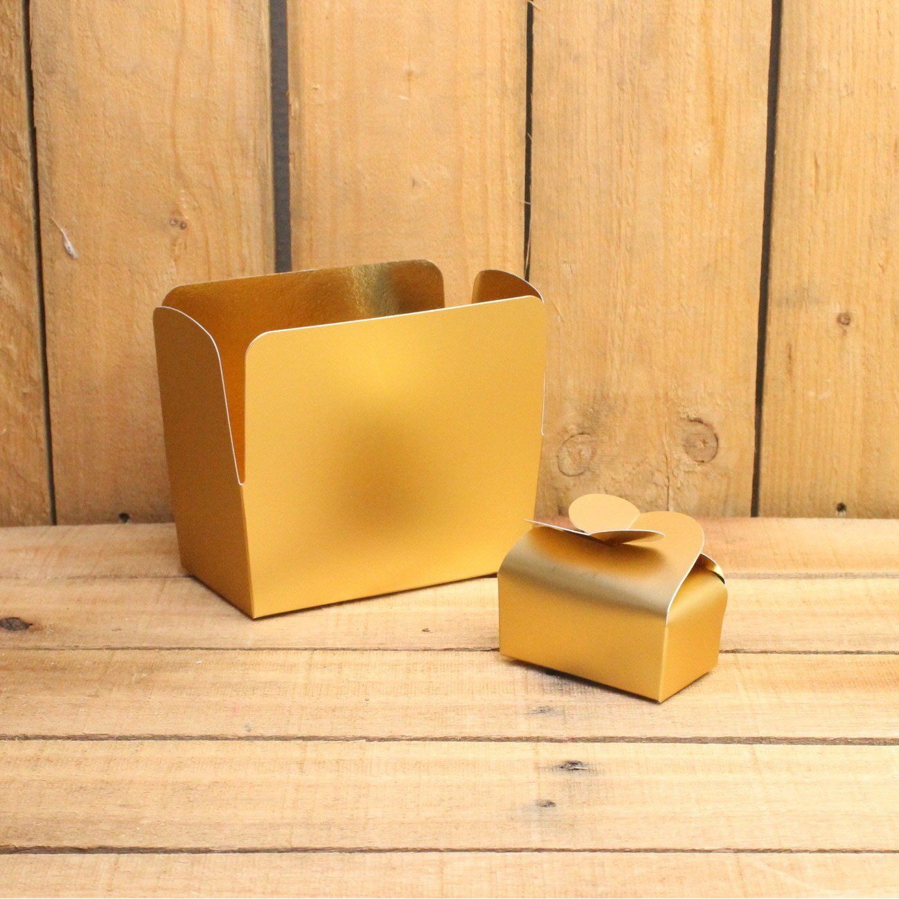 Bonbon doosjes - Chocolade doosje - Zilver HOOG - 24 stuks