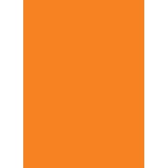 Klika - láser A4 naranja flúor 210x297mm y 3 piezas