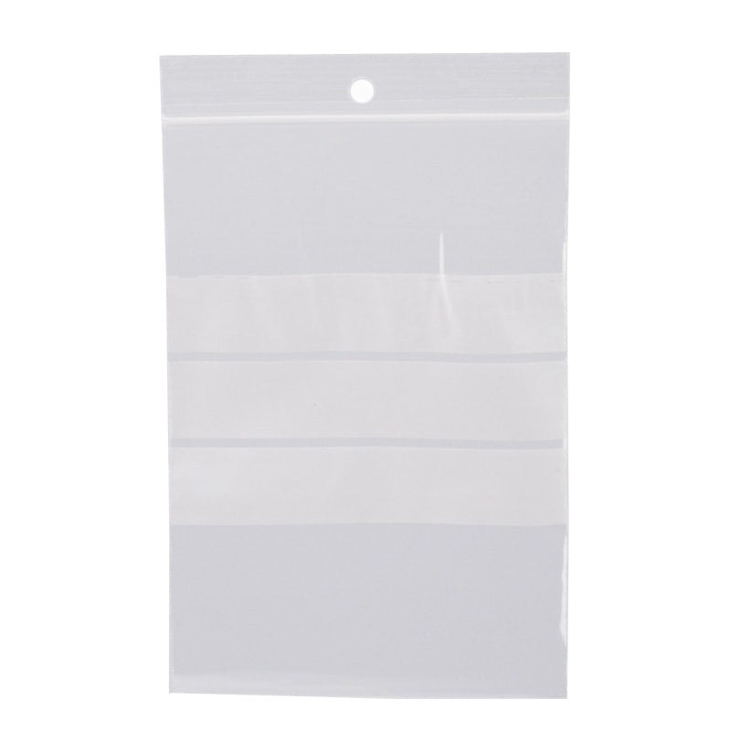 Klika - Sacs Ziplock 230 x 320 mm avec surface d'écriture