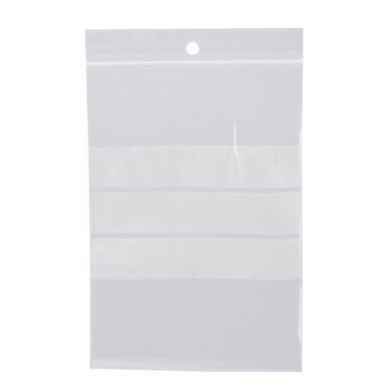 Klika - Sacs Ziplock 120 x 180 mm avec surface d'écriture