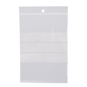 Klika - Sacs Ziplock 160 x 230 mm avec surface d'écriture
