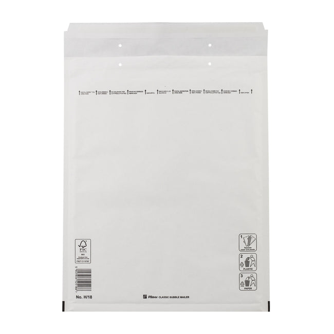 Klika - Enveloppes à bulles blanches 270 x 360 mm (h/18)