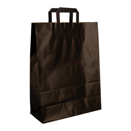 Klika -  Papieren draagtassen zwart 320 x 140 x 420 mm 80 gram/m2