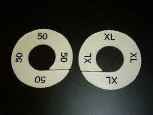 Klika -  Maatring 9cm wit/zwart 1