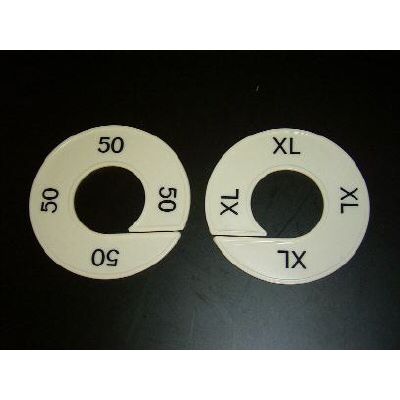 Klika -  Maatring 9cm wit/zwart 1