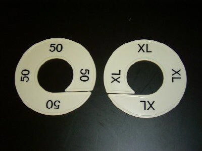Klika -  Maatring 9cm wit/zwart 1