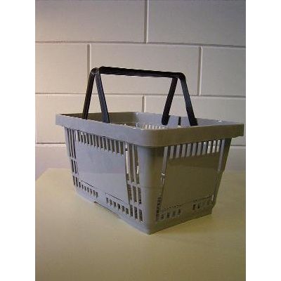 Klika - Panier de courses gris BIG avec 2 anses