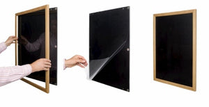 Klika - Wooden click frame Din A1 teak magnetic lock