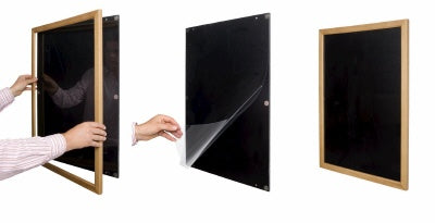 Klika - Wooden click frame Din A1 teak magnetic lock