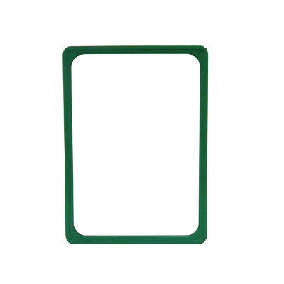 Klika - Cornice per cartellino dei prezzi A5 profilo verde-1 60 pezzi
