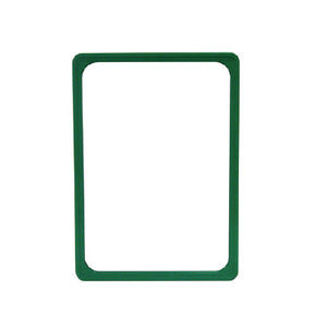 Klika - Marco para tarjetas de precios A5 perfil verde-1 60 piezas