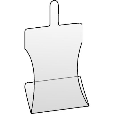 Klika -  PVC standaardje 10 cm zonder connector