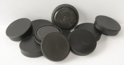 Klika - Memo -Magnet 30 mm Schwarzes Paket 10 Teile