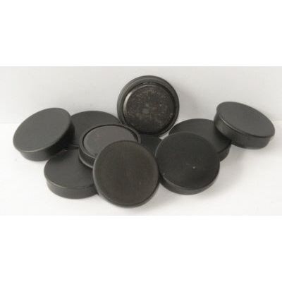 Klika - Mémo -Magnet 25 mm Black Package 10 pièces