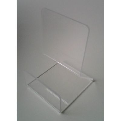 Klika - Acrylic bookend 75x120mm deep 85 mm