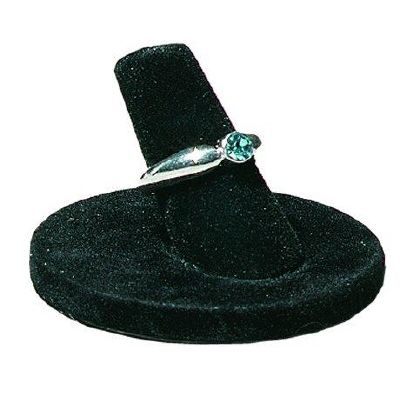 Klika - Ring holder black height 3.5cm x dia 4cm 14 pieces