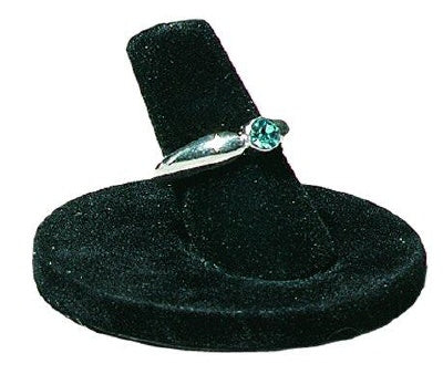 Klika - Porta anillos negro altura 3,5 cm x diámetro 4 cm 14 piezas