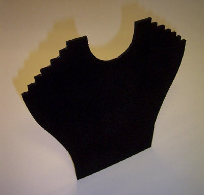 Klika - Presentación collar ancho x alto 23x24cm negro 6 piezas