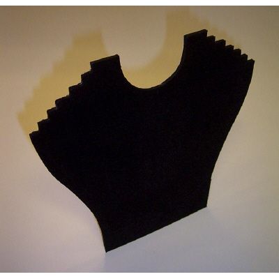 Klika - Presentación collar ancho x alto 23x24cm negro 6 piezas