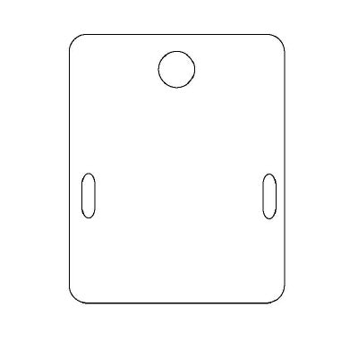 Klika - Tarjeta Byoux tipo 11 ancho x alto 60x75 mm 11 piezas