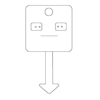 Klika - Byoux card type 18 wxh 60x110 mm