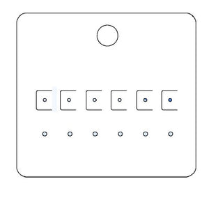 Klika - Byoux card type 20 wxh 85x78 mm 9 pieces